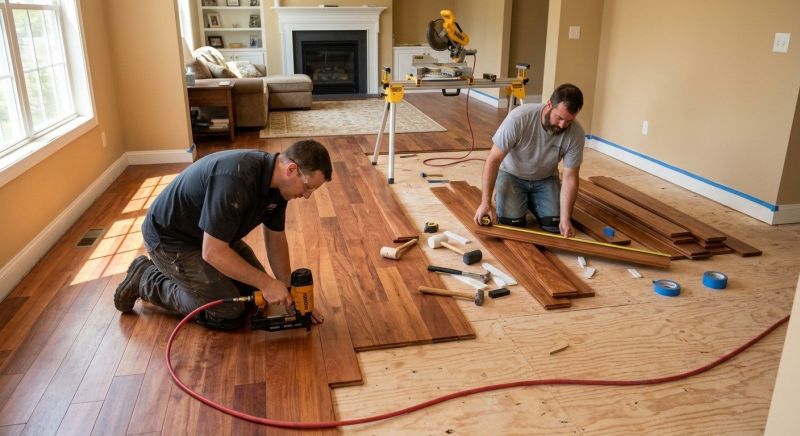 Cherry Floor Installation in Flagler County, FL