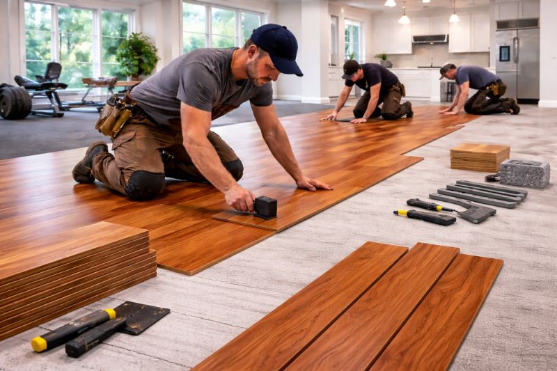 Cherry Floor Installation in Palm Coast, FL