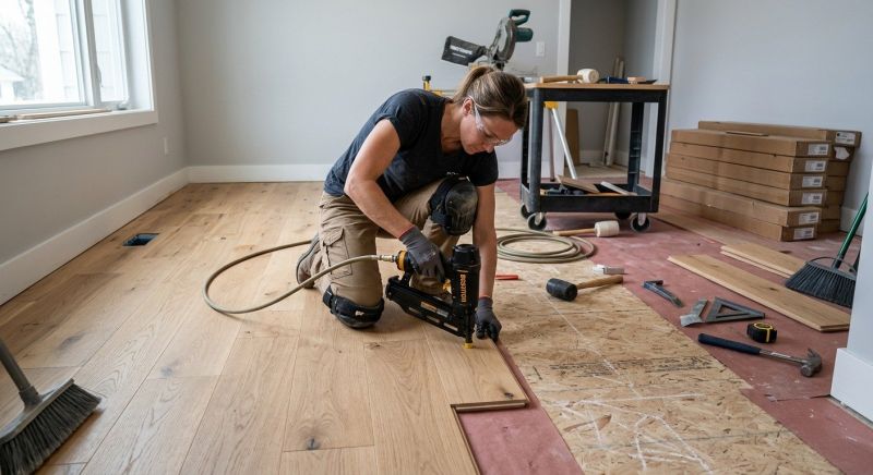 Hardwood Floor Installation in Bunnell, FL