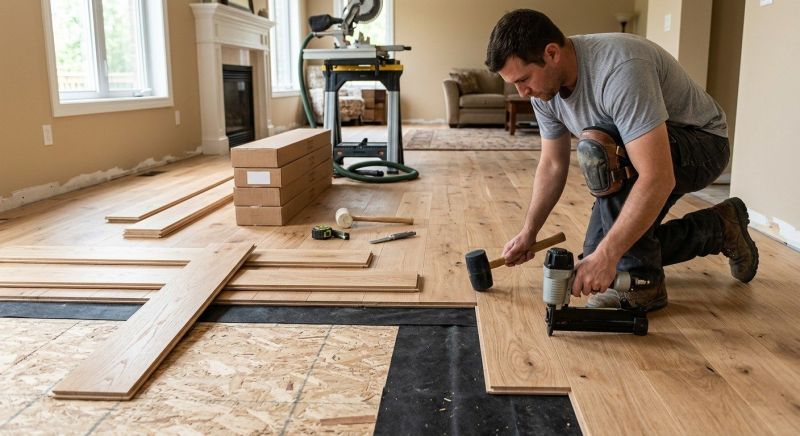 Hardwood Floor Installation in Ormond Beach, FL