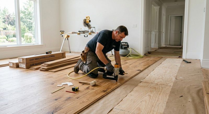 Oak Floor Installation in Bunnell, FL