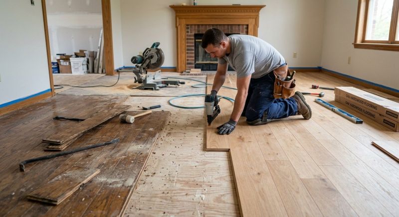 Oak Floor Installation in Flagler County, FL