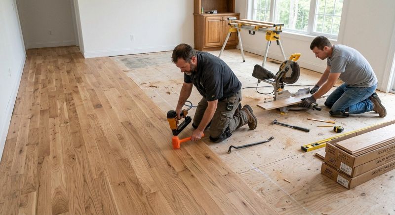 Oak Floor Installation in New Smyrna Beach, FL