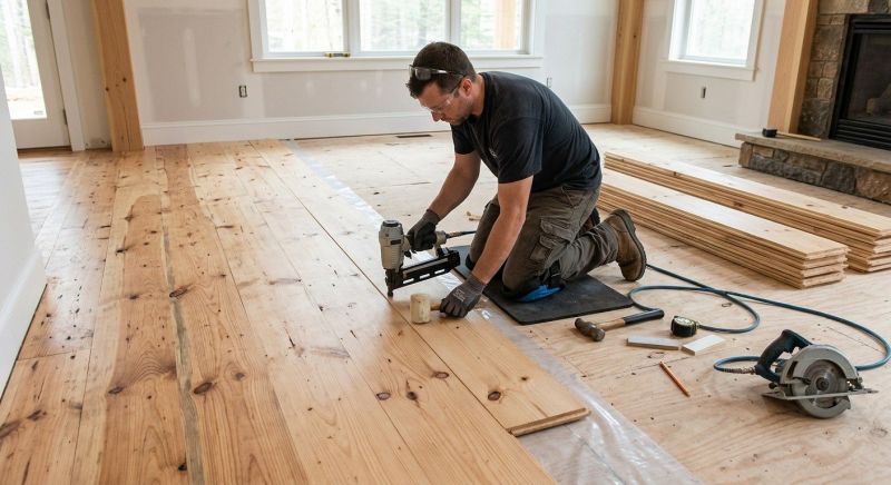 Pine Floor Installation in Ormond Beach, FL