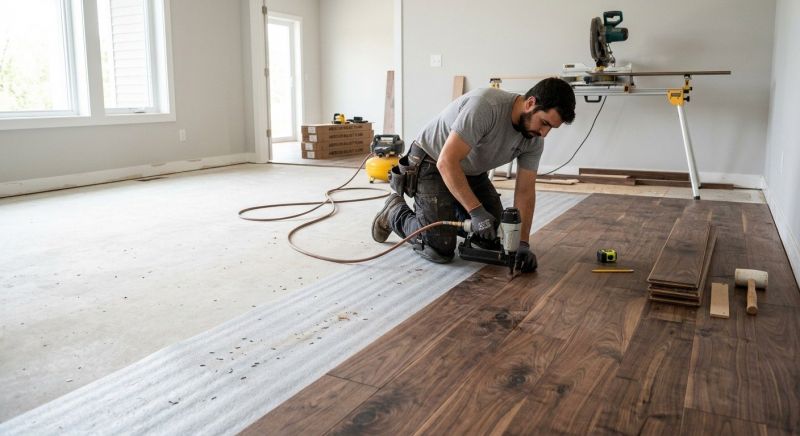 Walnut Flooring Installation in Ormond Beach, FL