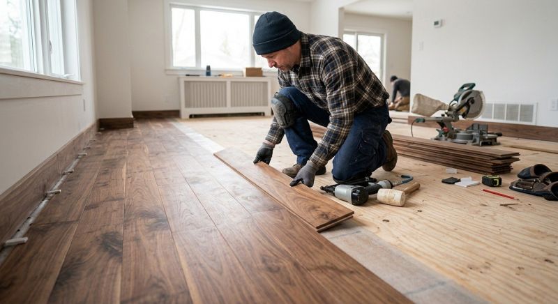 Walnut Flooring Installation in Ormond Beach, FL