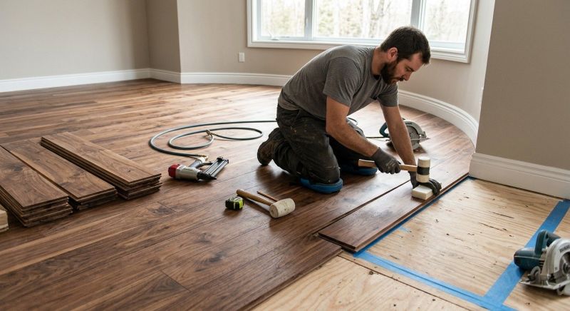 Walnut Flooring Installation in Ormond Beach, FL