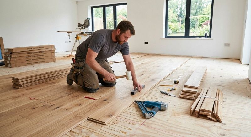 White Oak Floor Installation in Ormond Beach, FL