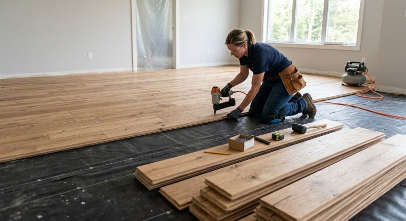 Wide Plank Floor Installation in Ormond Beach, FL